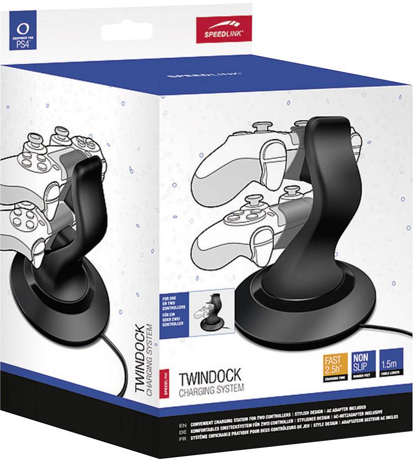 SpeedLink TwinDock för Dualshock® 4 Controller-Ladestation PS4