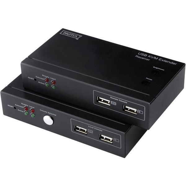 Digitus DS-51200 VGA, USB Extender (Verlängerung) über Netzwerkkabel RJ45 200 m