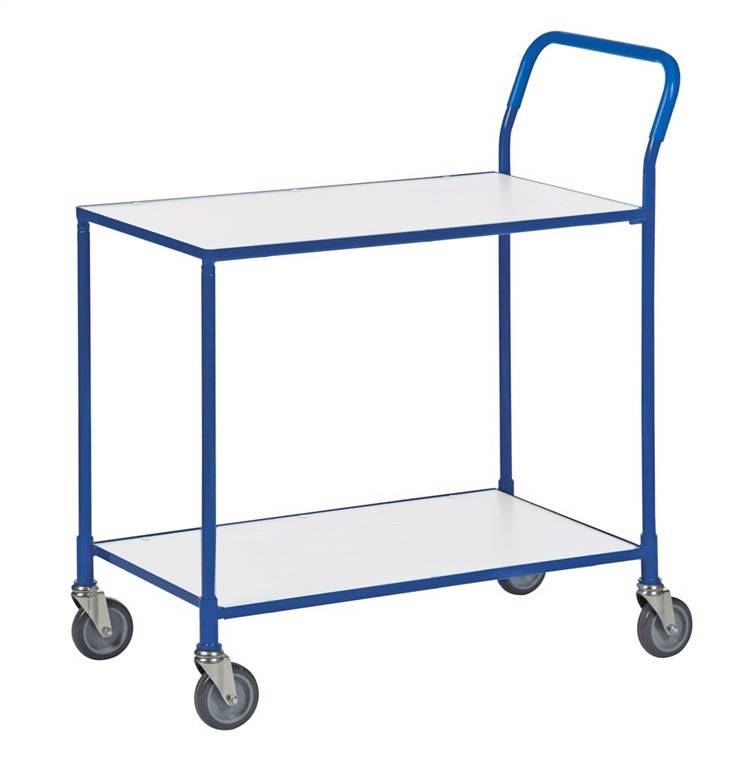 Kongamek Transportwagen 150 kg, 2 Etagen, 850 x 435 x 950 mm L/B/H Tischwagen Rollwagen