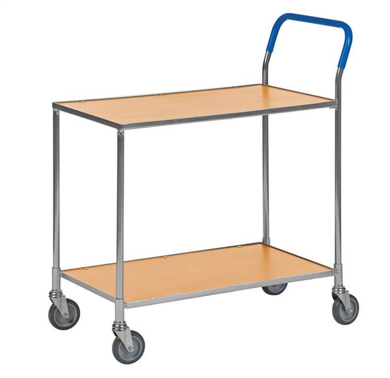 Kongamek Transportwagen 150 kg, 2 Etagen, 850 x 435 x 950 mm L/B/H Tischwagen Rollwagen