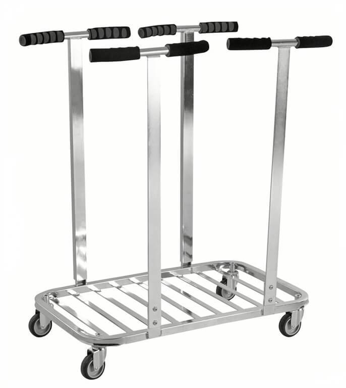 Kongamek Müllsackständer mit Rollen für 2 Säcke 125 l