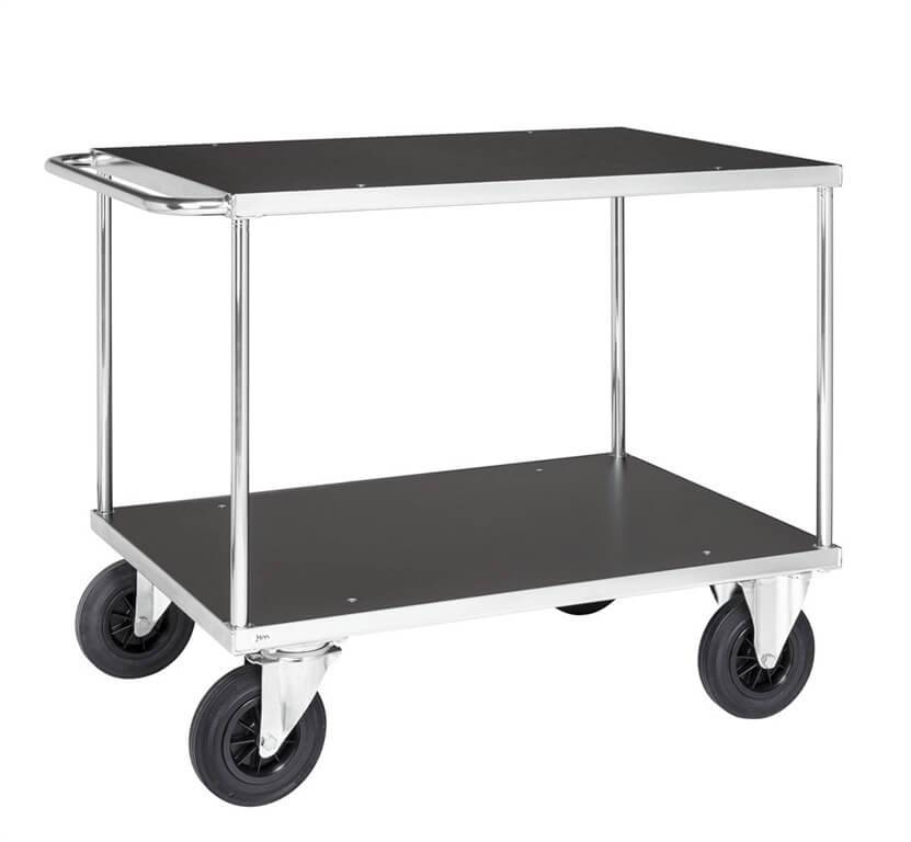 Kongamek Transportwagen 500 kg, 2 Etagen, 1100 x 700 x 870 mm L/B/H Tischwagen Rollwagen