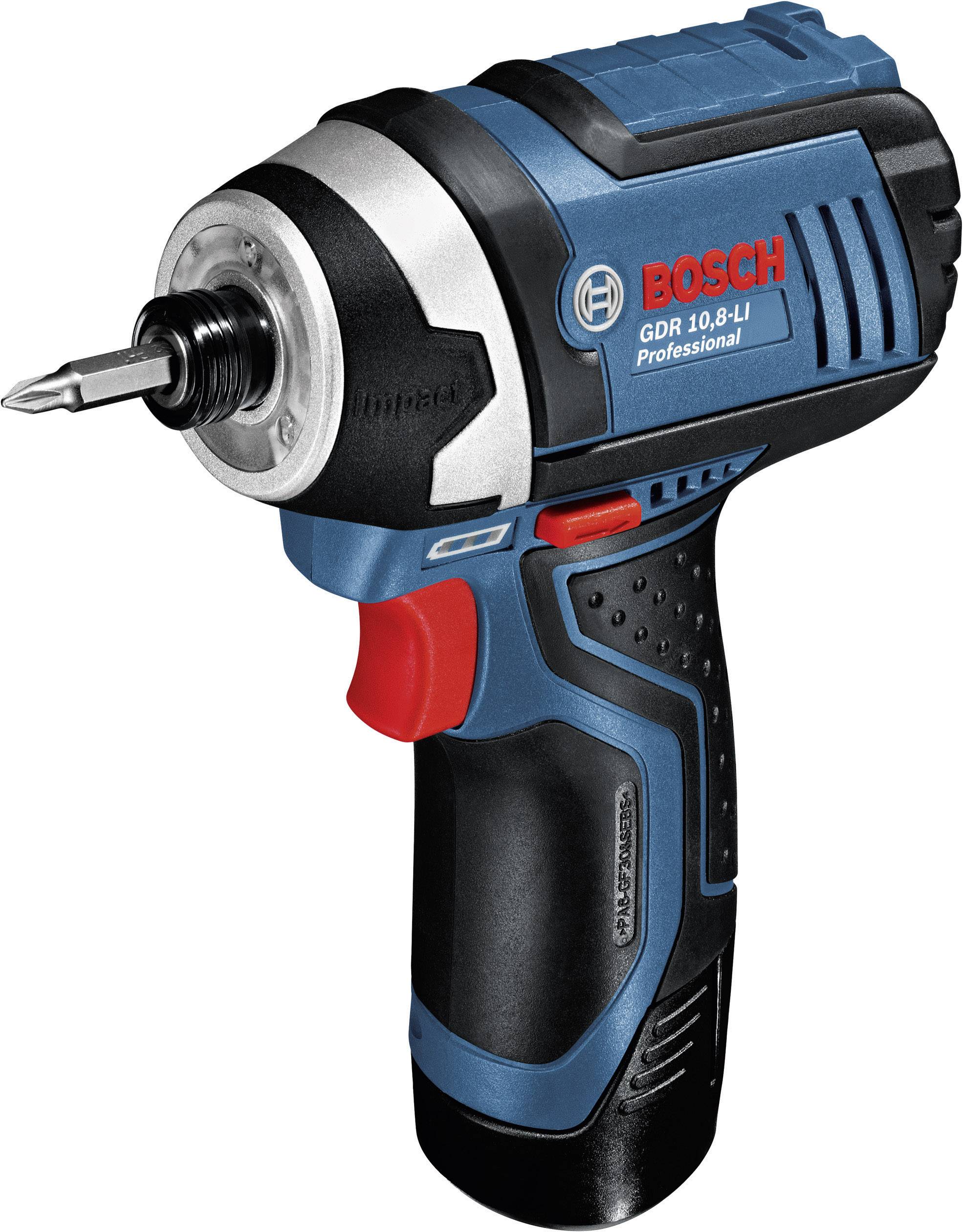 Bosch Professional GDR 10,8-LI 06019A6977 Akku-Drehschlagschrauber 105 Nm 10.8V Anzahl mitgelieferte Akkus 2 2Ah Li-Ion inkl.