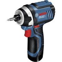 Bosch Professional GDR 10,8-LI 06019A6977 Akku-Drehschlagschrauber 105 Nm 10.8V Anzahl mitgelieferte Akkus 2 2Ah Li-Ion inkl. Bosch Professional GDR 10,8-LI 06019A6977 Akku-Drehschlagschrauber 105 Nm 10.8V Anzahl mitgelieferte Akkus 2 2Ah Li-Ion inkl.