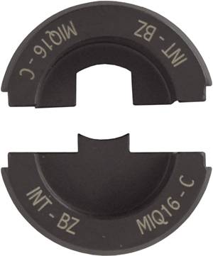 Intercable Tools Ovalpresseinsatz 16qmm MIQ16-C