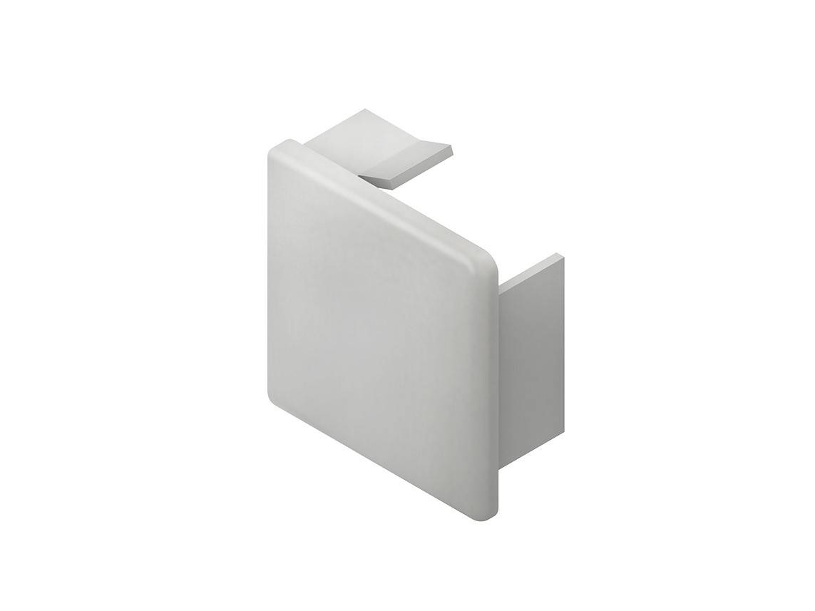 Endstück 40x40mm E4040.3 reinweiss