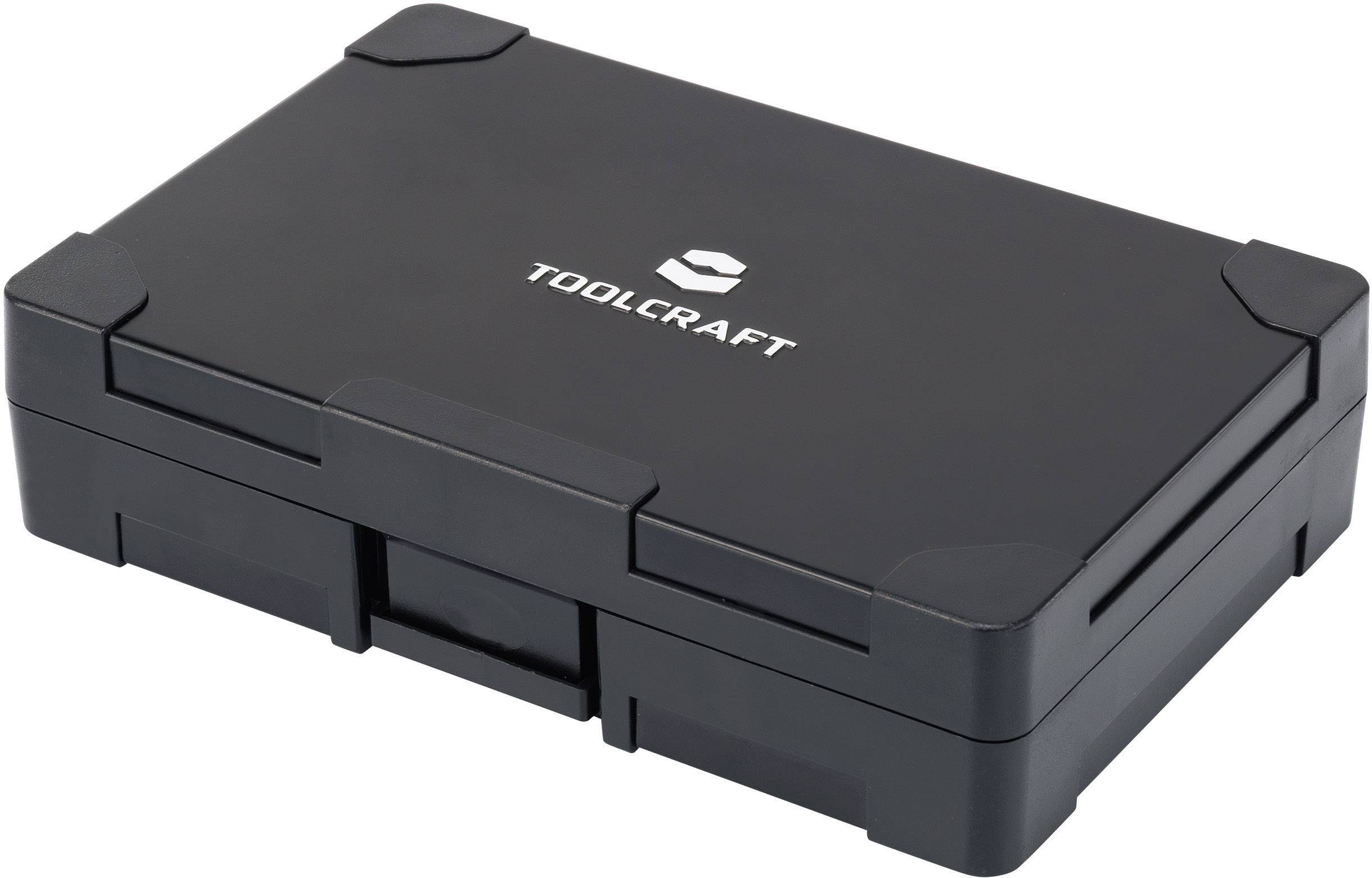 TOOLCRAFT 809204 Bit-Set 31teilig Schlitz, Kreuzschlitz Phillips, Kreuzschlitz Pozidriv, Innen-Sechskant, T-Profil