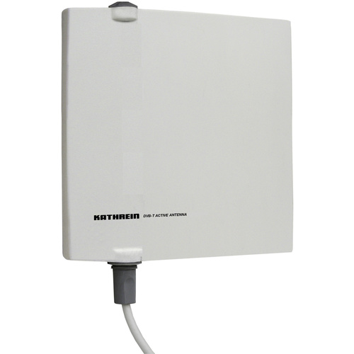 Antenne plate DVB-T/T2 active Kathrein BZD 40 extérieure 18 dB gris