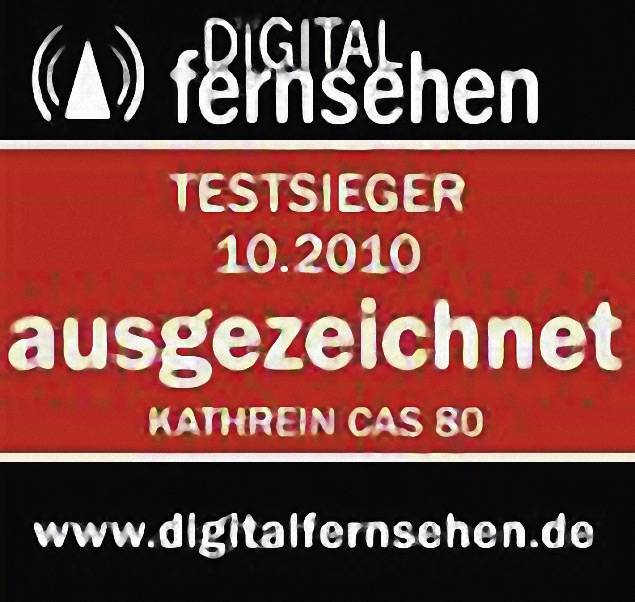 Kathrein CAS 80 SAT Antenne 75cm Reflektormaterial: Aluminium Rot, Braun