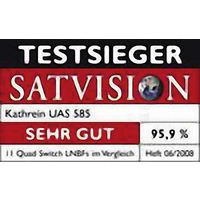 Kathrein UAS 585 Quad-LNB Teilnehmer-Anzahl: 4 mit Switch Grau Kathrein UAS 585 Quad-LNB Teilnehmer-Anzahl: 4 mit Switch Grau