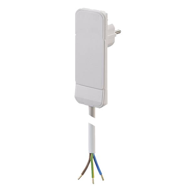 Bachmann 933.004 Strom Anschlusskabel 16 A Weiß 1.50 m H05VV-F 3G 1,5 mm²