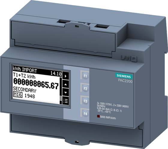 Siemens 7KM2200-2EA30-1GA1 Digitales Hutschienenmessgerät