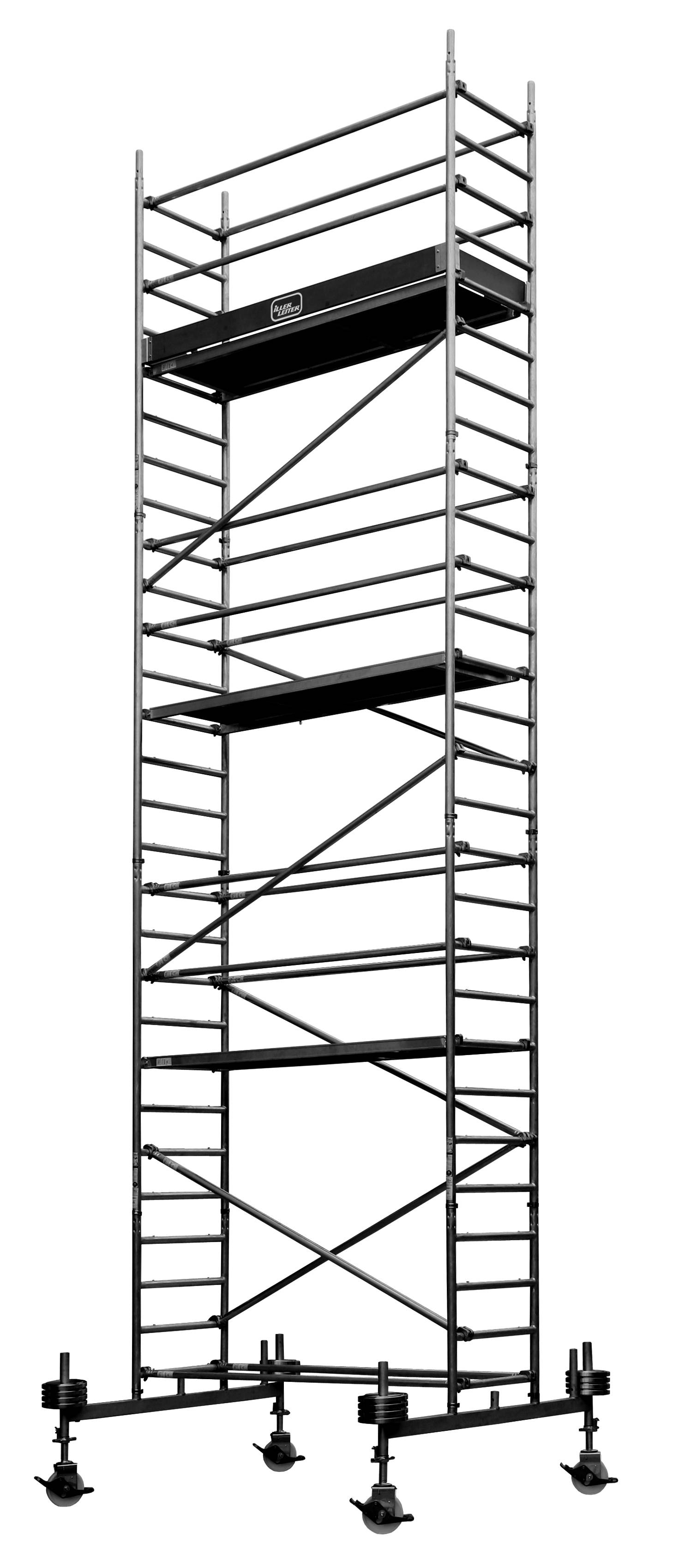 ILLER-LEITER Fahrgerüst Arb.-Höhe 8,55m 50531-2