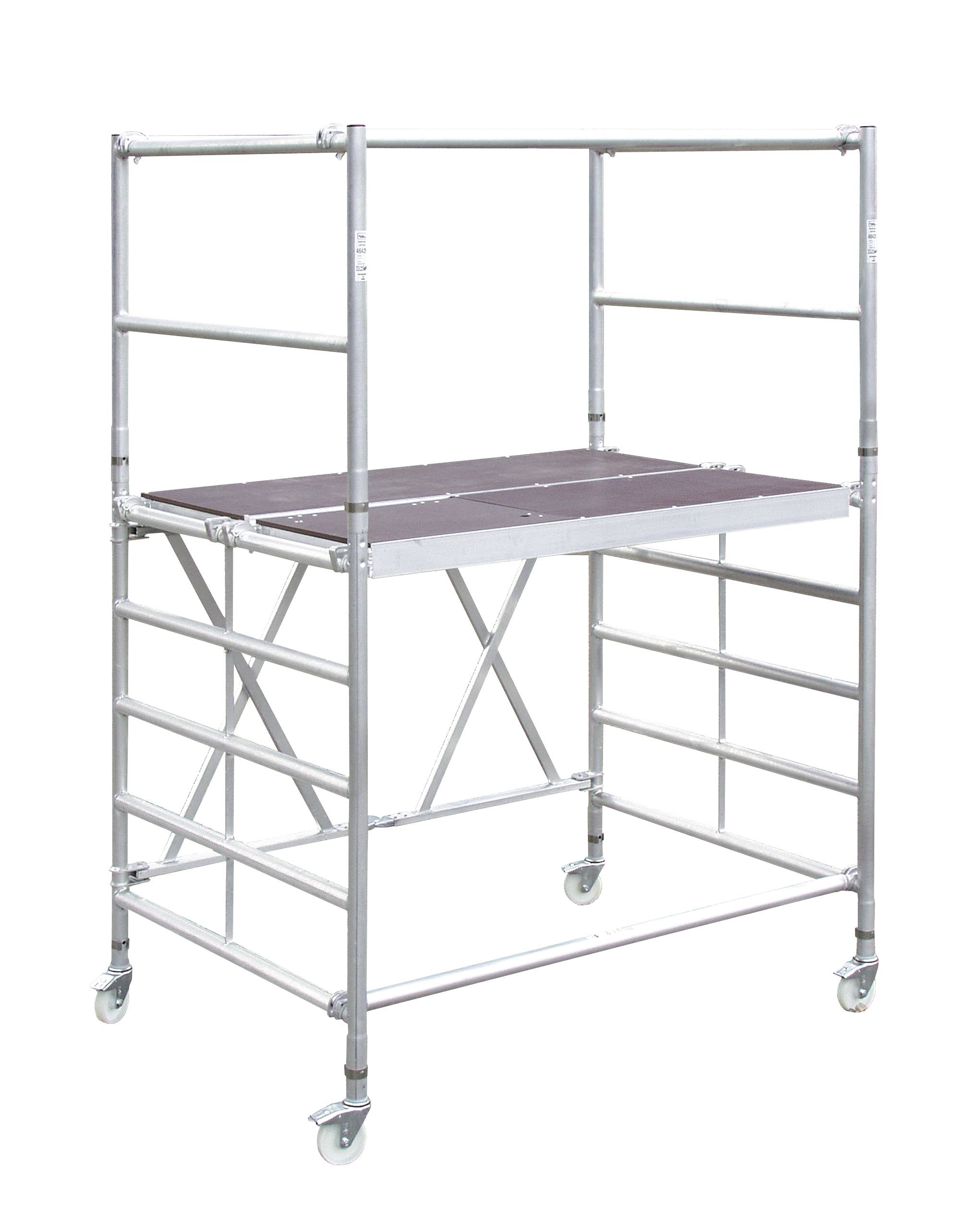 Iller Professional Klappgerüst mit Ausbaueinheit 1,35x1,80 m | 3,50m AH