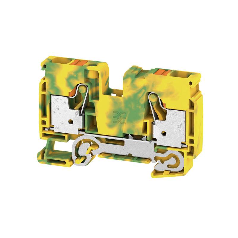 Weidmüller 2490440000 Schutzleiterklemme 10 mm Zugfeder Grün, Gelb 25 St.