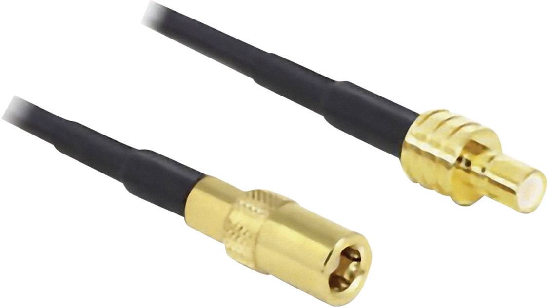 Delock WLAN-Antennen Verlängerungskabel [1x SMB-Stecker - 1x SMB-Buchse] 5.00 m Schwarz