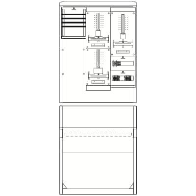 Striebel&John Zähleranschlusssäule kpl. 2Z1TSG SZ2615E