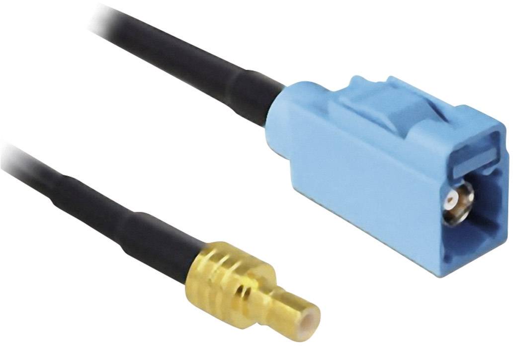 Delock WLAN-Antennen Verlängerungskabel [1x SMB-Buchse - 1x SMBA-(FAKRA) Z Buchse] 3.00 m Schwarz