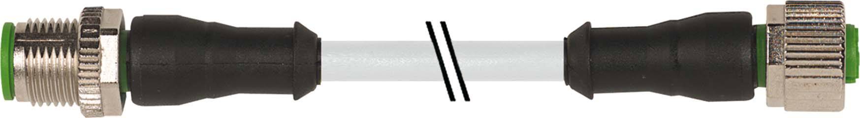 Murrelektronik 7000-40041-2250200 Sensor-/Aktor-Steckverbinder, konfektioniert M12 x 1 Stecker, gerade, Buchse, gerade 2.00 m 1 St.