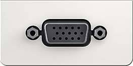 Kindermann Anschlussblende Kon.Design click,VGA HD15 7456000601