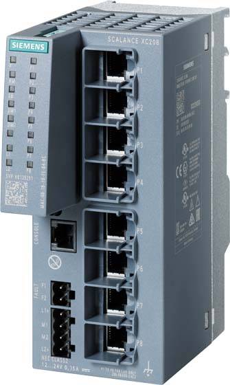 Siemens 6GK5208-0BA00-2AC2 Netzwerk Switch 10 / 100 MBit/s