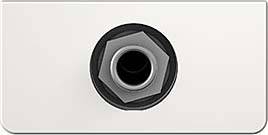 Kindermann Konnect design click Audio Jack - Modulares Faceplate-Snap-In