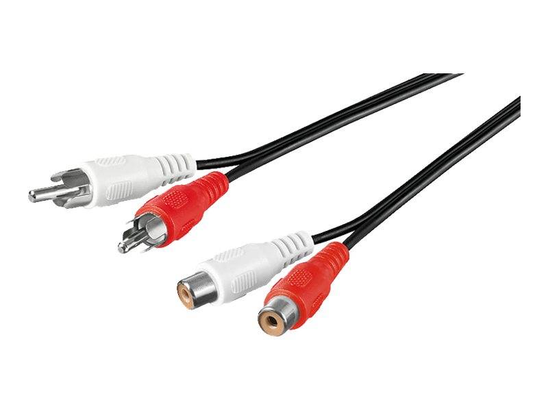 Audiokabel 2x Cinch / 2x Cinch St/Bu 1.50m