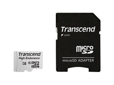 Transcend High Endurance microSDHC-Karte 16 GB Class 10 inkl. SD-Adapter