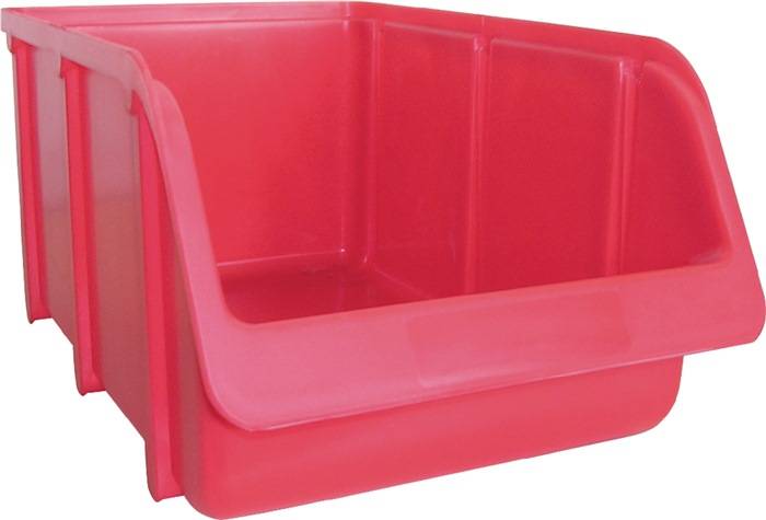 Hünersdorff 674100 Sichtlagerkasten 4 (B x H x T) 207 x 155 x 332 mm Rot 1 St.