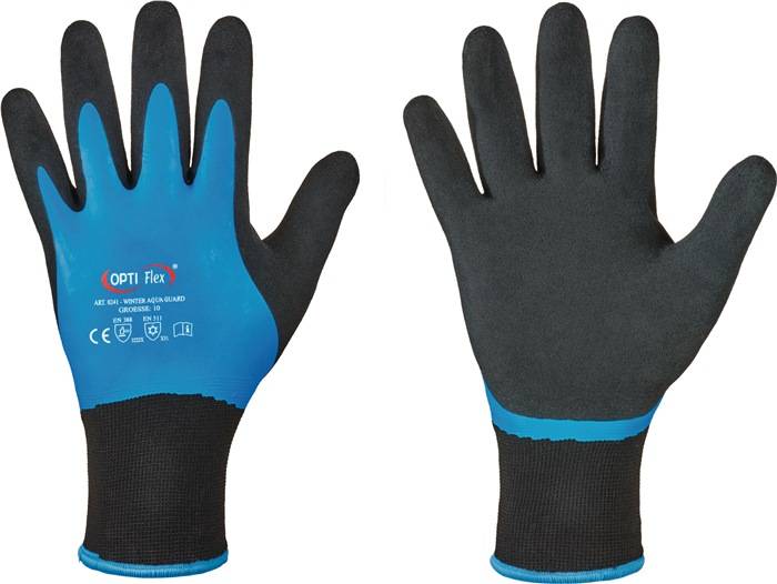 Handschuhe Winter Aqua Guard Gr.9 schwarz/blau EN 388,EN 511 PSA II OPTIFLEX