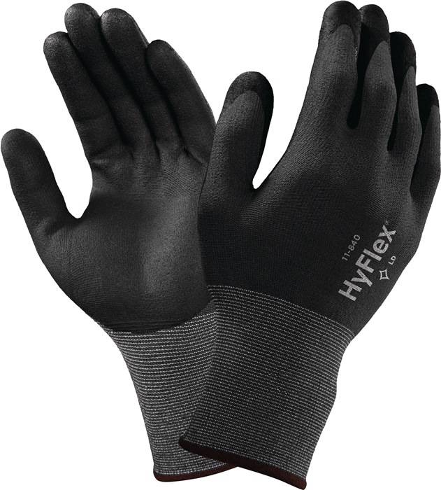 Handschuhe HyFlex 11-840 Gr.11 schwarz/grau Nylon-Spandex EN 388 Kat.II