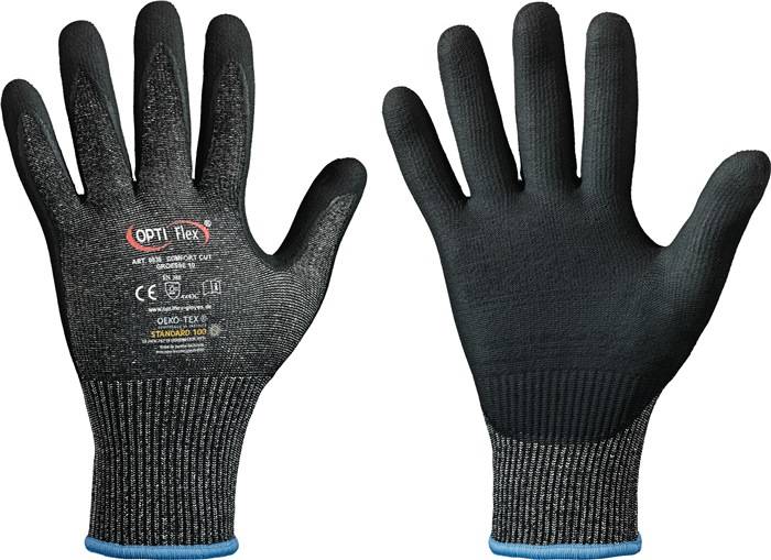 Schnitthandschuh Comfort Cut Gr.9 schwarz meliert/schwarz EN 388 PSA II 12 PA