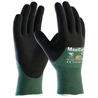 Schnittschutzhandschuhe MaxiCut®Oil 44-305 Gr.10 grün/schwarz EN 388 PSA II Schnittschutzhandschuhe MaxiCut®Oil 44-305 Gr.10 grün/schwarz EN 388 PSA II
