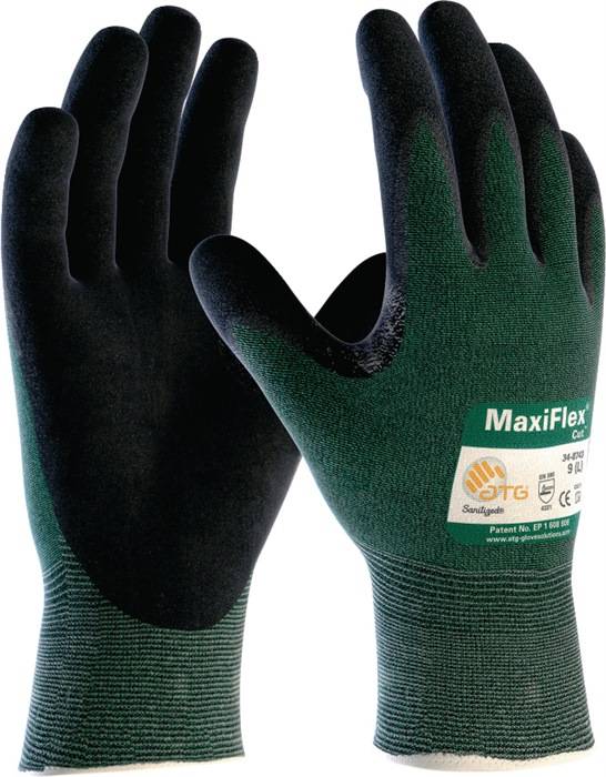 Schnittschutzhandschuhe MaxiFlex® Cut 34-8743 Gr.8 grün/schwarz EN 388 PSA II