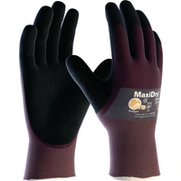 Handschuhe MaxiDry® 56-425 Gr.8 lila/schwarz Nyl.EN 388 PSA II ATG Handschuhe MaxiDry® 56-425 Gr.8 lila/schwarz Nyl.EN 388 PSA II ATG