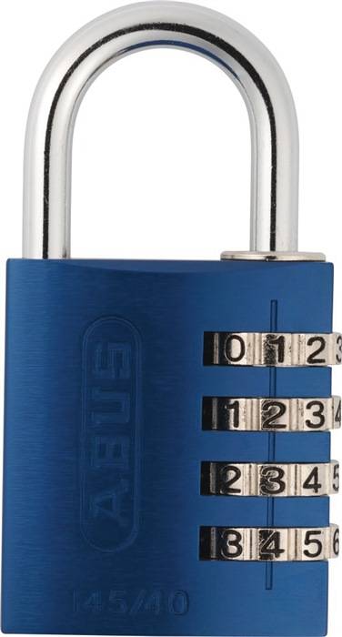 ABUS ABVS48807 Vorhängeschloss 41.5 mm Blau Zahlenschloss