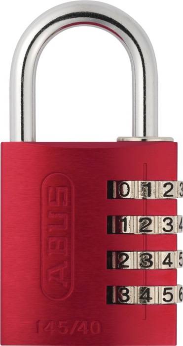 ABUS ABVS48813 Vorhängeschloss 41.5 mm Rot Zahlenschloss