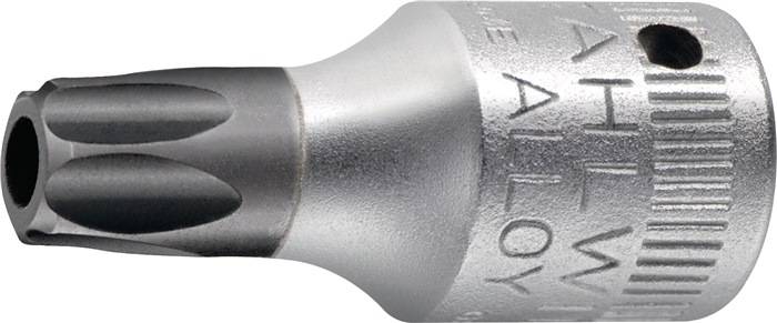 Stahlwille 44 KTXB T 8 SCHRAUBENDREHEREINSATZ 1/4 ZOLL - MIT BOHRUNG 01351008 1/4" (6.3 mm) Schraubendrehereinsatz T 8 1/4" (6.3 mm)