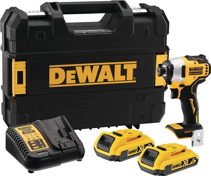 DEWALT DCF809D2T DCF809D2T-QW Akku-Schlagschrauber 18 V Anzahl mitgelieferte Akkus 2 Li-Ion