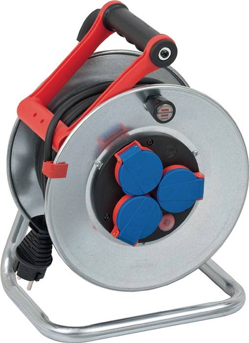Brennenstuhl 1198580 Kabeltrommel 25.00 m Schwarz Schutzkontakt-Stecker