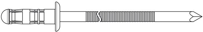 Gesipa 1450473 Blindniete Stahl Aluminium 250 St.