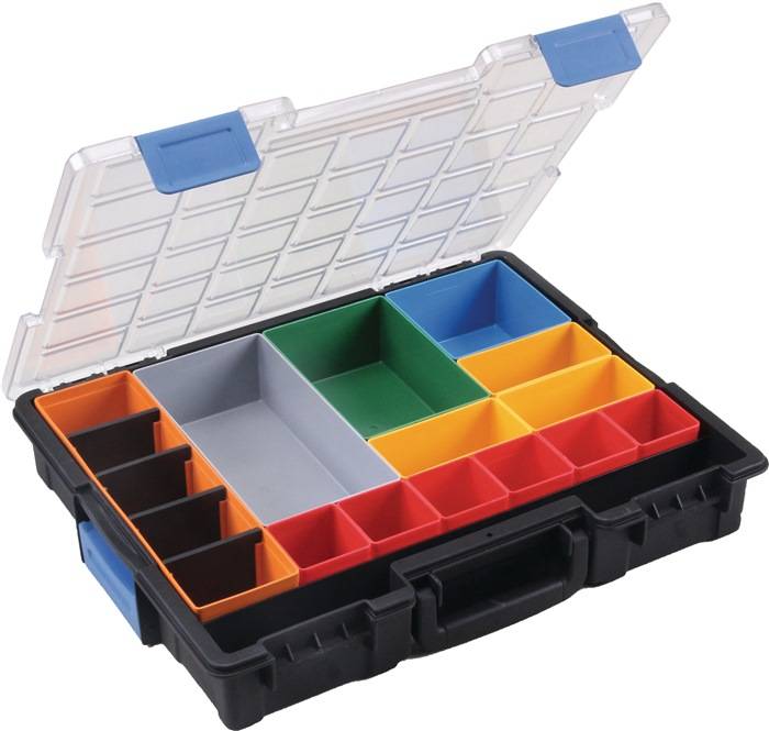 Allit EuroPlus Pro K44/18 Sortimentskoffer (L x B x H) 355 x 440 x 76 mm Anzahl Fächer: 18 Inhalt 1 St.