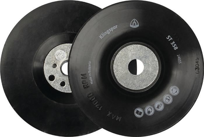 Gummistützteller 125mm/M 14 Klingspor