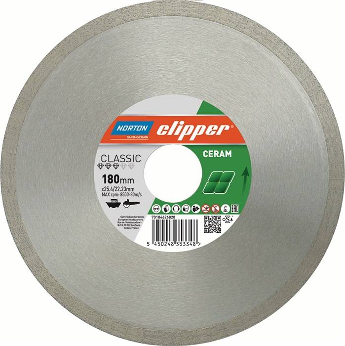Norton Abrasives 70184626828 Classic Ceramic Diamanttrennscheibe Durchmesser 180 mm Bohrungs-Ø 25.4 mm 1 St.