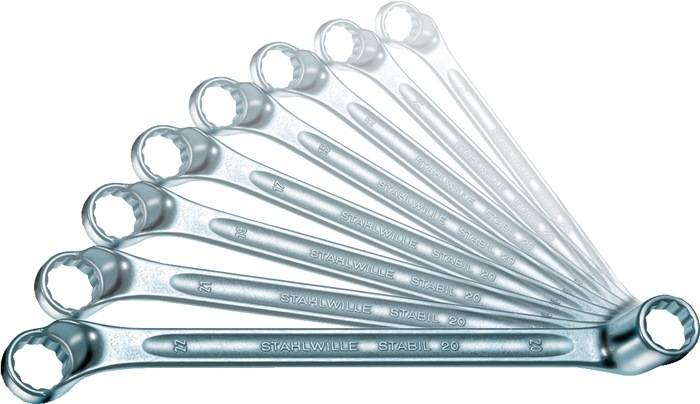 Stahlwille 96410405 2021-08-20 Doppel-Ringschlüssel-Satz Schlüsselweite (Metrisch) 6 - 22 mm