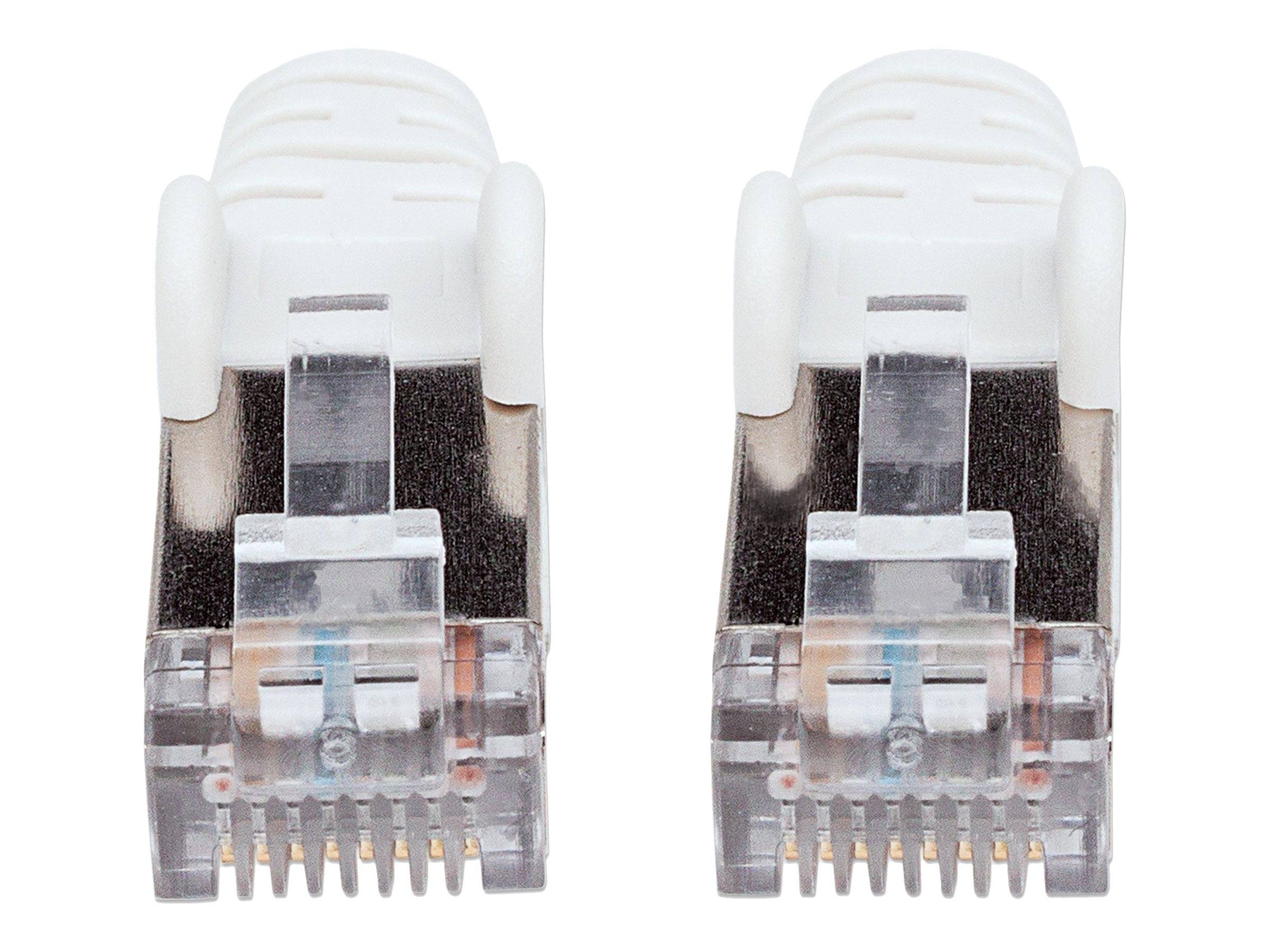 Intellinet 741903 RJ45 Netzwerkkabel, Patchkabel CAT 6a (Rohkabel CAT 7) S/FTP 0.25 m Weiß Halogenfrei 1 St.