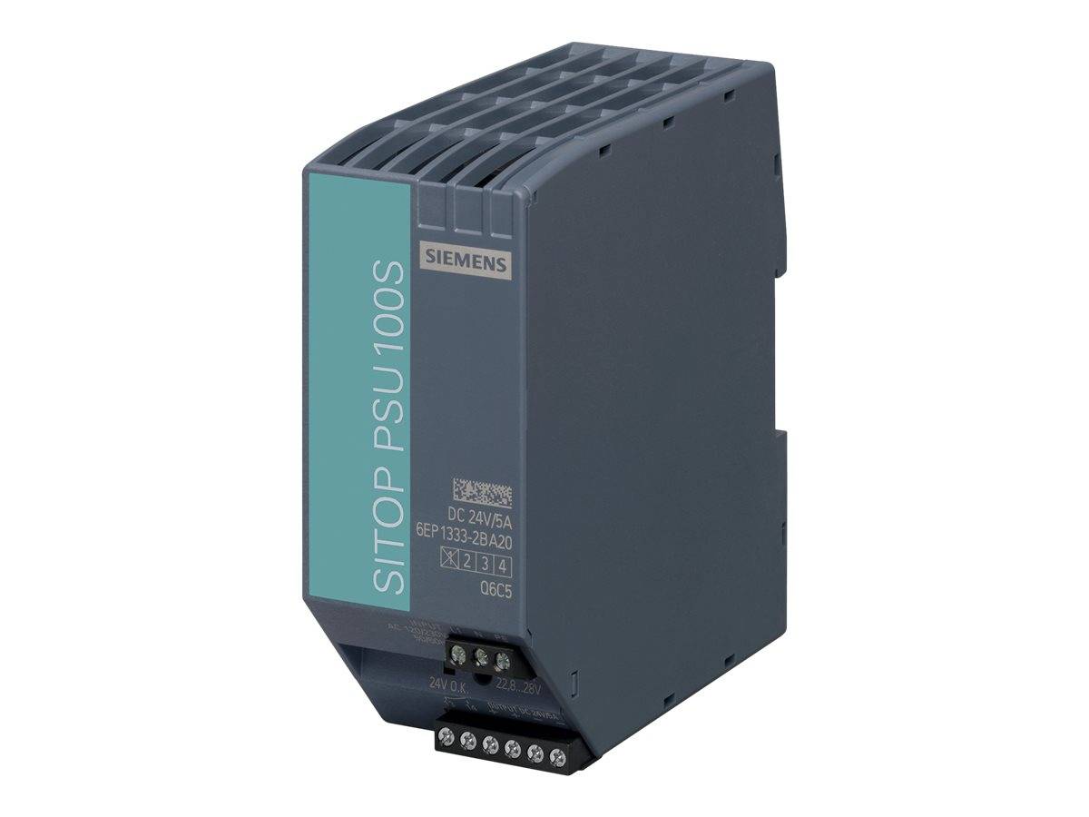Siemens SITOP PSU100S 24 V/5 A Hutschienen-Netzteil (DIN-Rail) 24 V/DC 5 A 120 W Anzahl Ausgänge:1 x Inhalt 1 St.