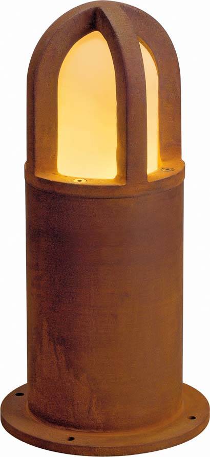 SLV 229431 Rusty Cone 40 Außenstandleuchte Energiesparlampe E27 11 W Eisen (gerostet)