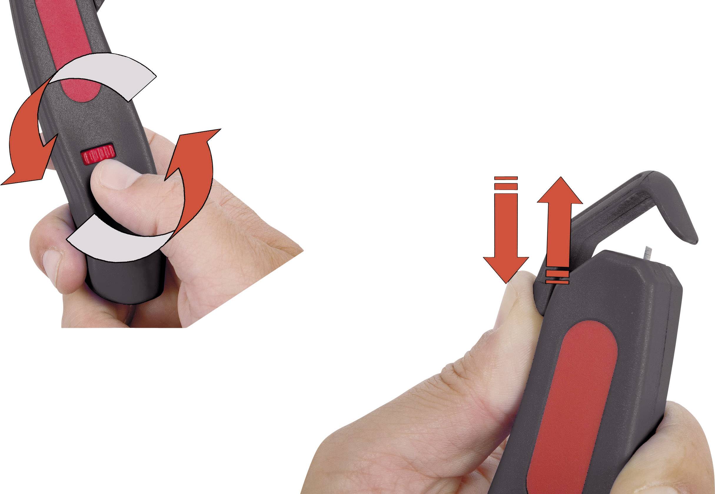 Cimco 120006 Safety Abisoliermesser Geeignet für Rundkabel 4 bis 28 mm