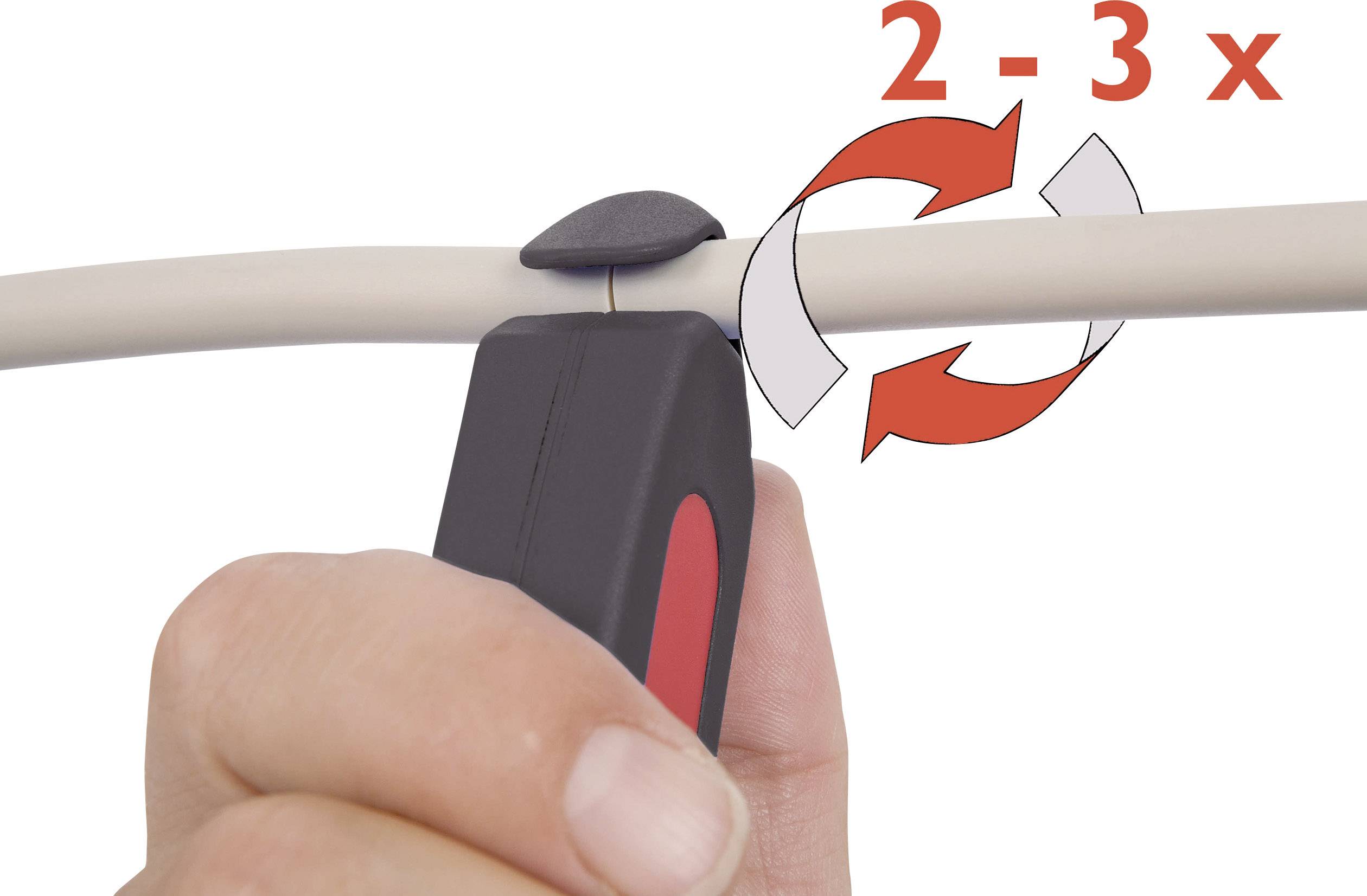 Cimco 120006 Safety Abisoliermesser Geeignet für Rundkabel 4 bis 28 mm